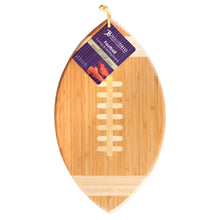 Load image into Gallery viewer, Football Shaped Serving &amp; Cutting Board
