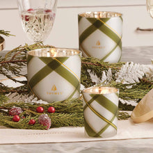 Load image into Gallery viewer, Frasier Fir Frosted Plaid Medium Candle
