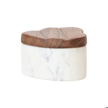 Load image into Gallery viewer, Marble Heart Shaped Box with Lid
