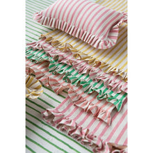 Load image into Gallery viewer, Striped Cotton Printed Tea Towel, Pink
