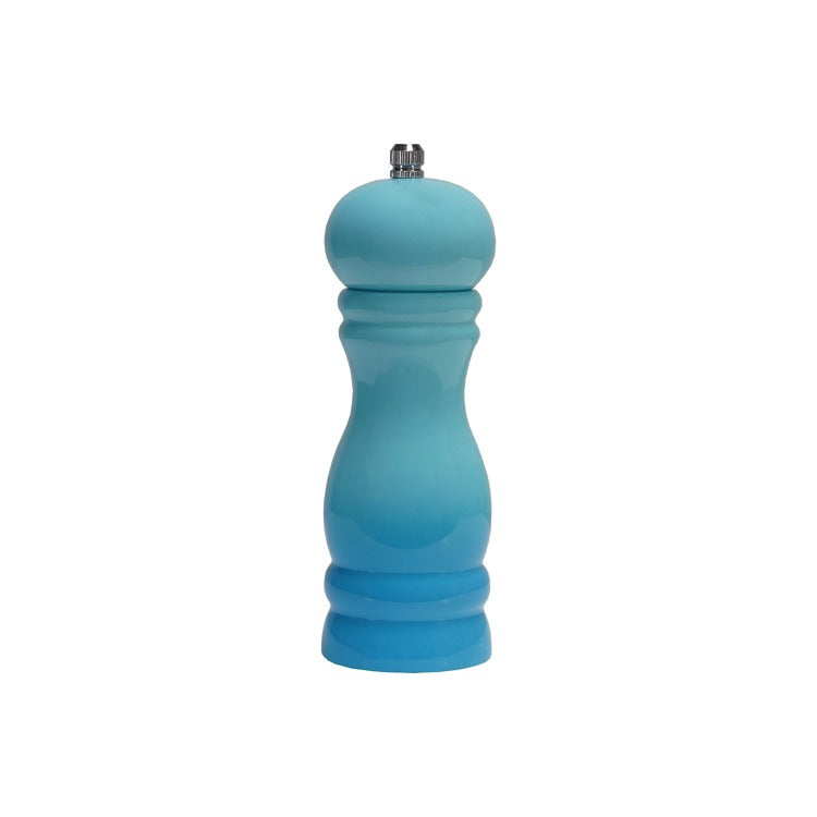 Rubberwood Salt & Pepper Mill, Ocean Blue