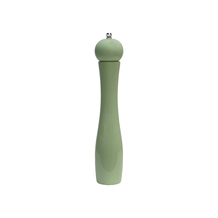 Rubberwood Salt & Pepper Mill, Pistachio Green