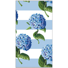 Load image into Gallery viewer, WH Paper Guest Towels, 40 count | Hydrangeas Stripe
