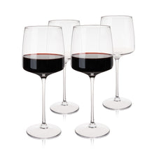 Load image into Gallery viewer, Viski Reserve Julien Crystal Bordeaux Glasses, Set of 4
