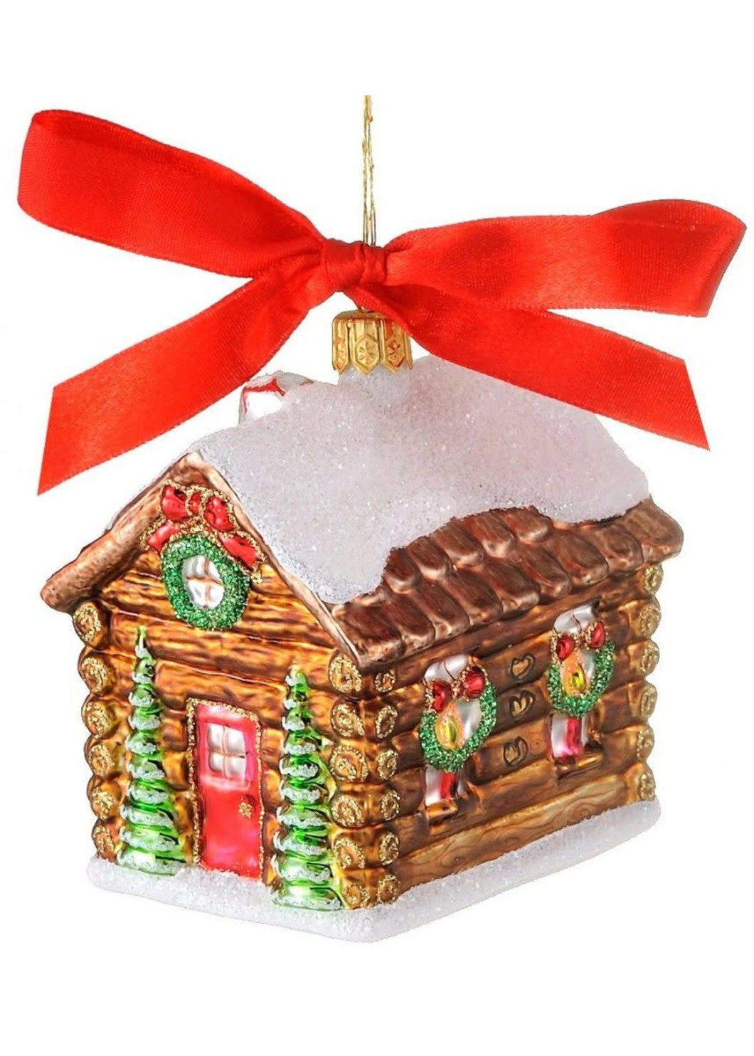 Jingle Log Ornament