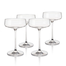 Load image into Gallery viewer, Viski  Reserve Julien Crystal Coupe Glasses, Set of 4
