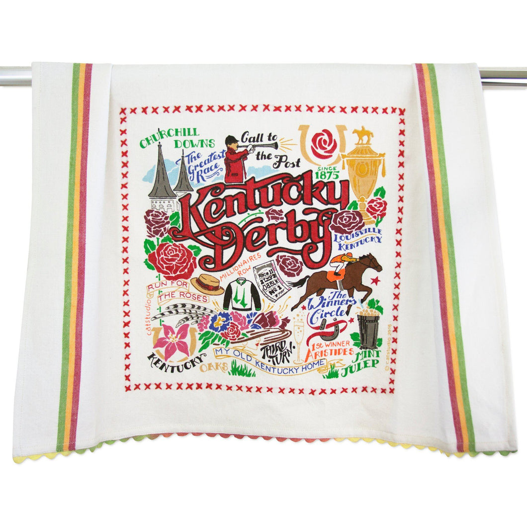 Kentucky Derby Dish Towel