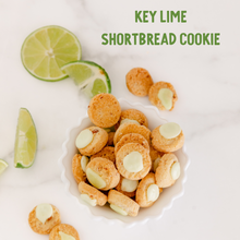 Load image into Gallery viewer, Key Lime Shortbread Cookies, Merry Christmas Tin
