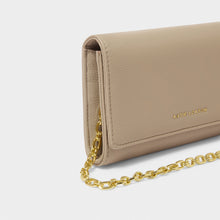 Load image into Gallery viewer, Rubi Chain Crossbody Wallet, Light Taupe
