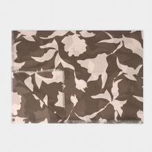 Load image into Gallery viewer, Abstract Floral Printed Scarf, Chocolate
