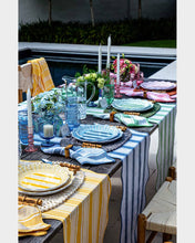 Load image into Gallery viewer, Cabana Stripe Table Runner, Ocean
