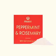 Load image into Gallery viewer, Peppermint &amp; Rosemary Mini Salt Soak
