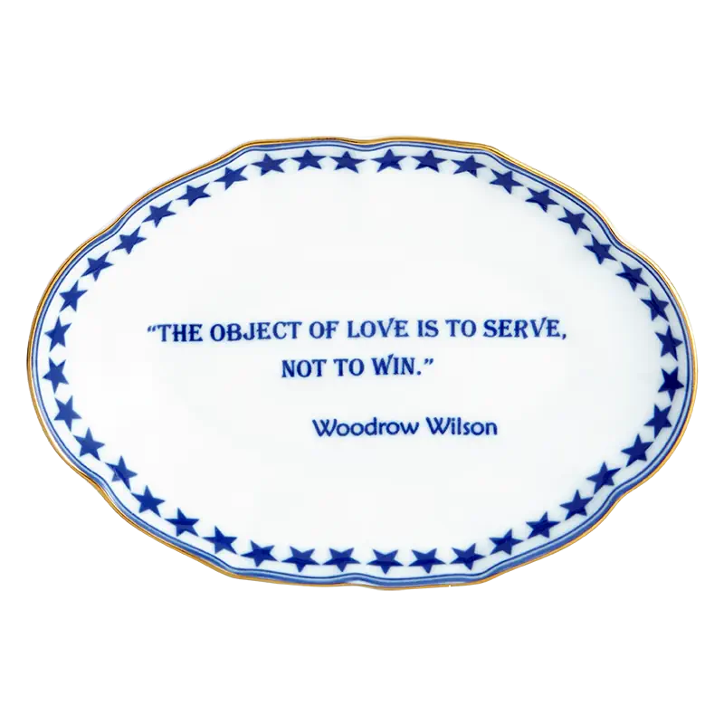 THE OBJECT OF LOVE IS TO SERVE