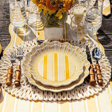 Load image into Gallery viewer, Cabana Stripe Table Runner, Sunshine
