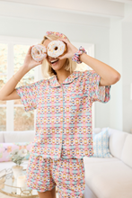 Load image into Gallery viewer, Scalloped Pajama Set Short, Sumner Pink
