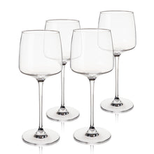 Load image into Gallery viewer, Viski Reserve Julian Crystal Chardonnay Glasses, Set of 4
