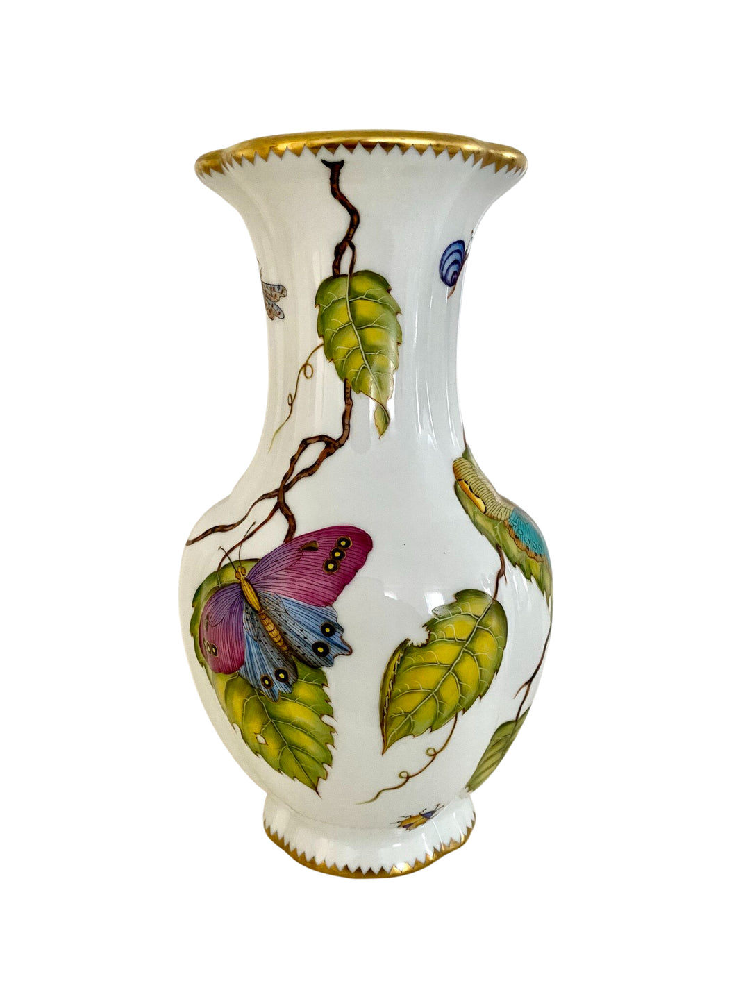 Exotic Butterfly Vase