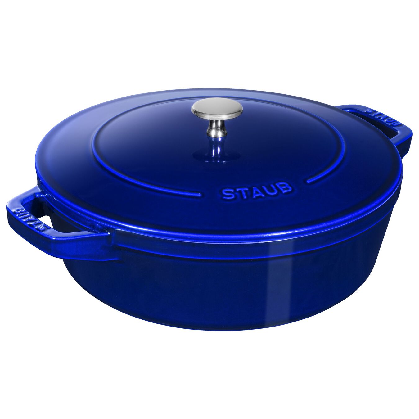 Staub Cast Iron 4-Piece Stackable Set - Dark Blue