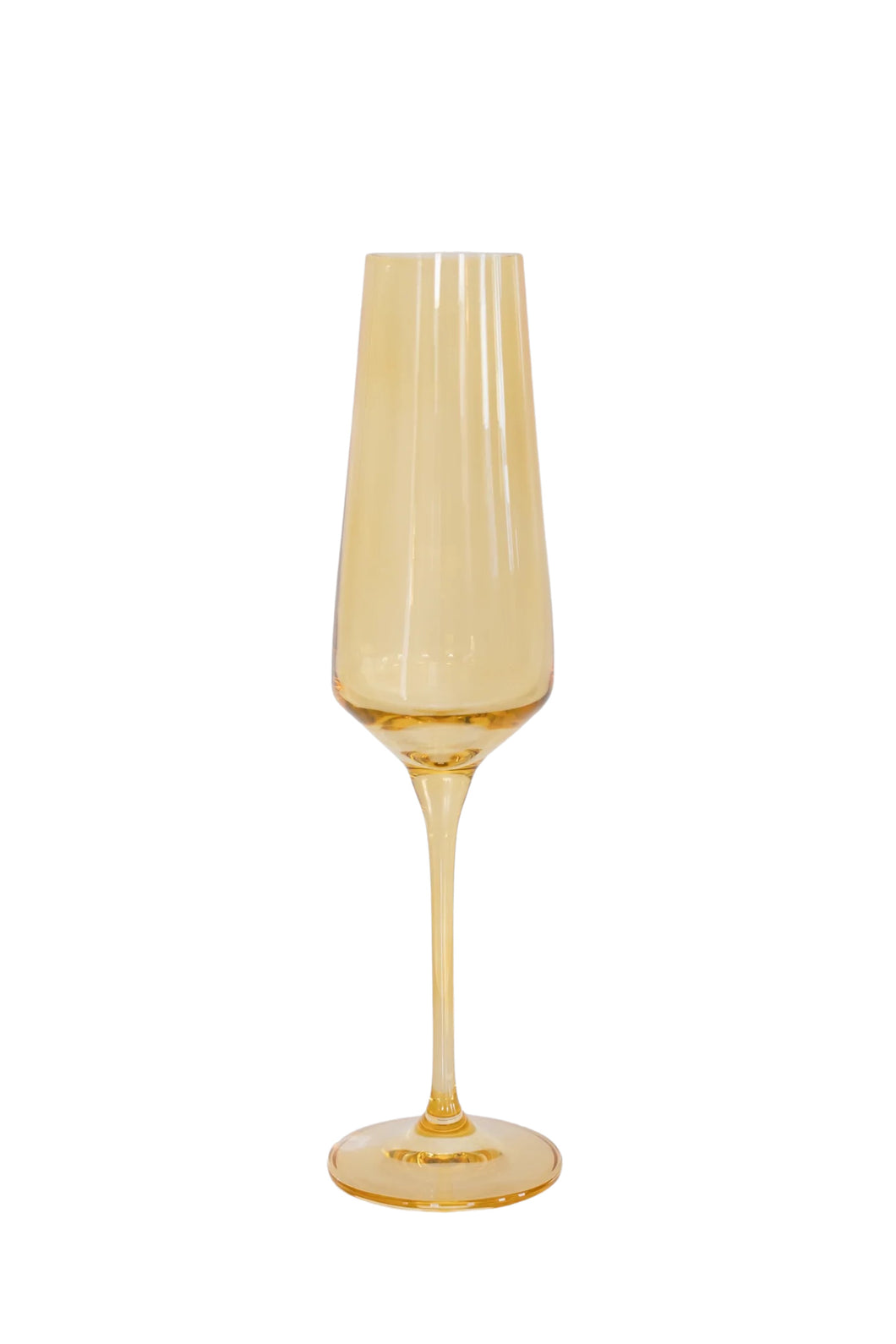 Yellow Champagne Flute