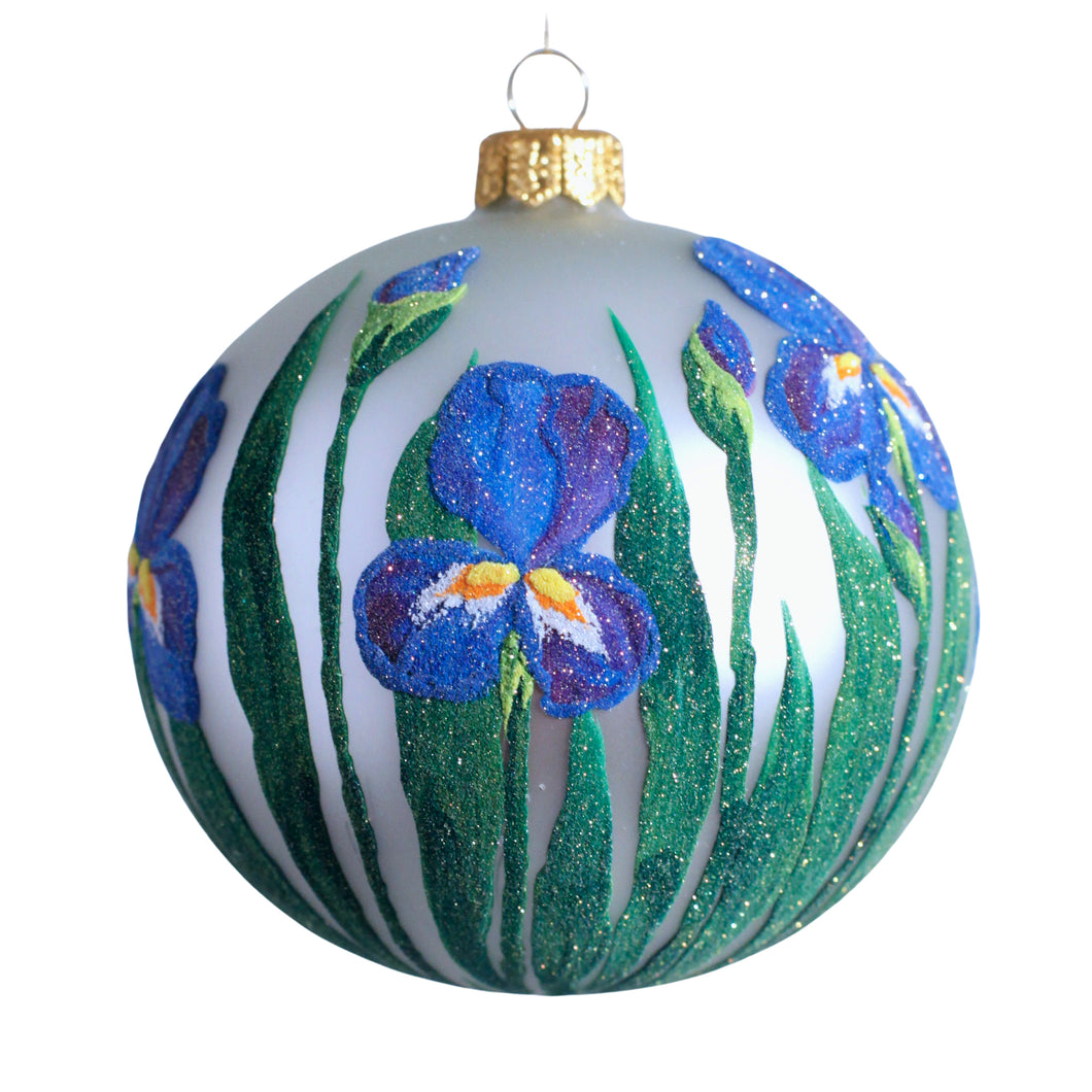 Iris Ball Ornament