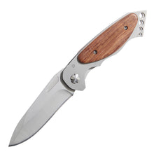 Load image into Gallery viewer, Locking Pocket Knife W/Wood Handle
