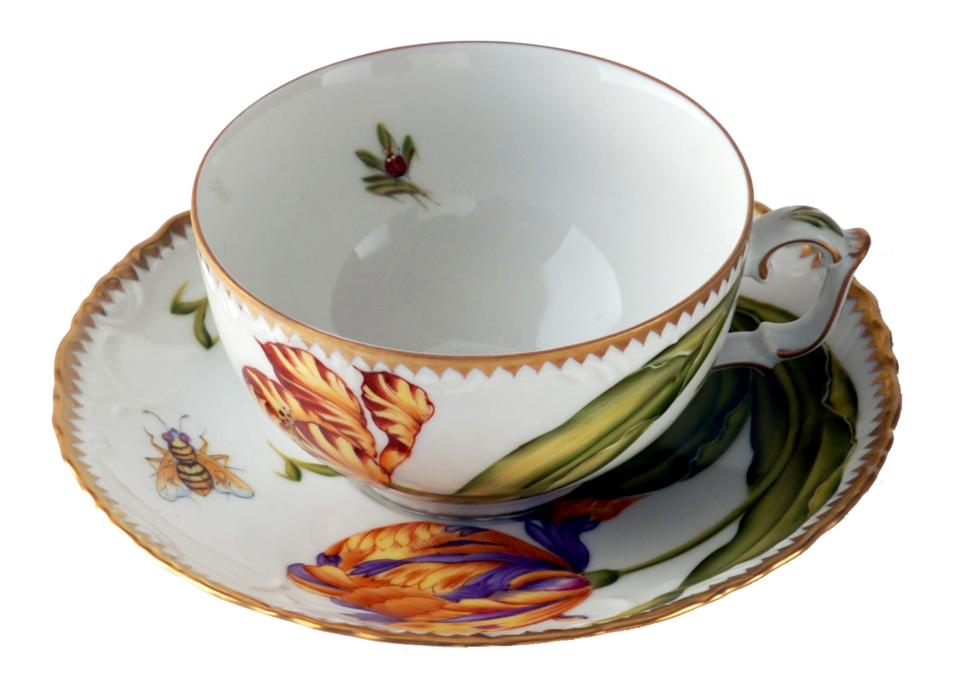 Old Master Tulips Cup & Saucer