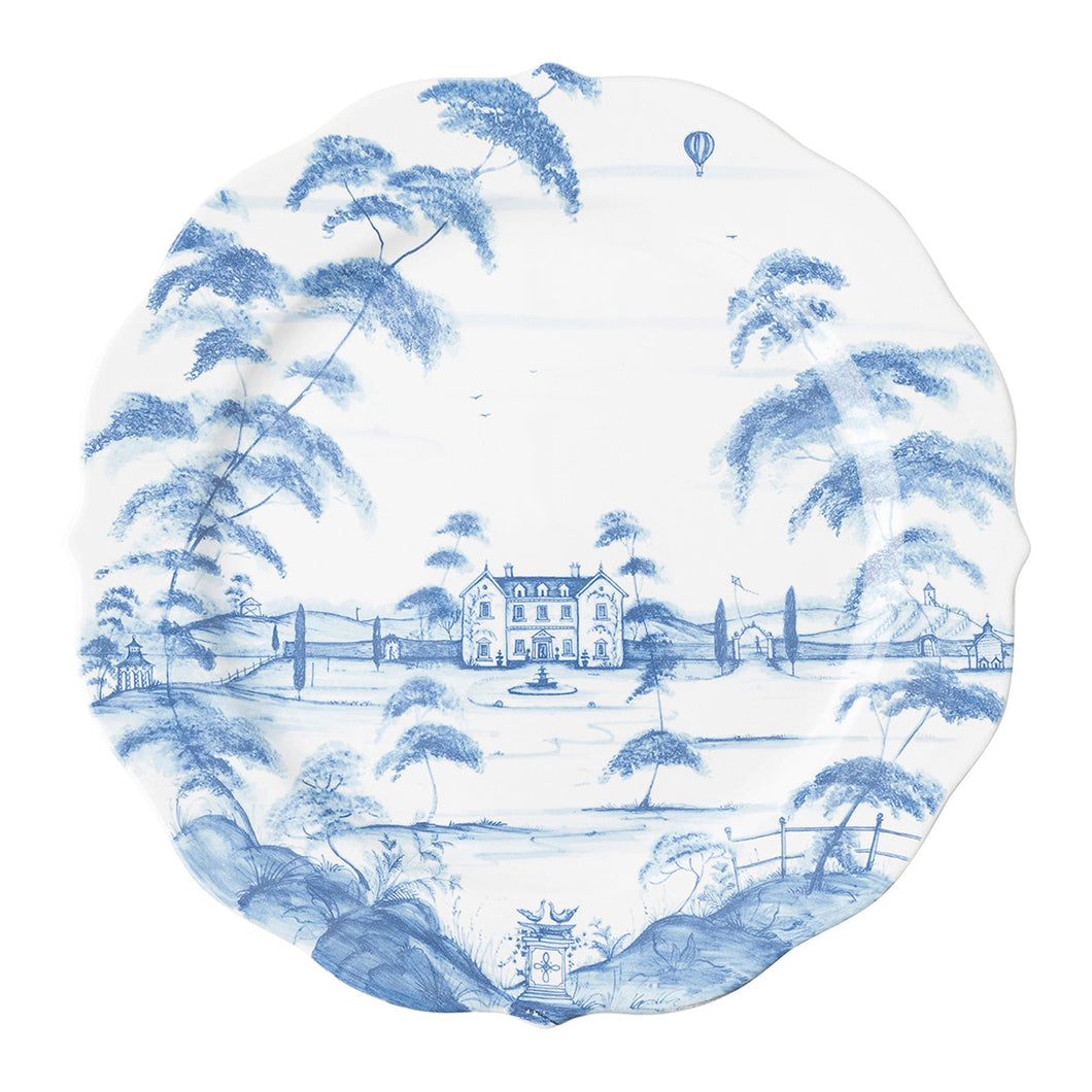 Country Estate Platter/Charger, Delft Blue