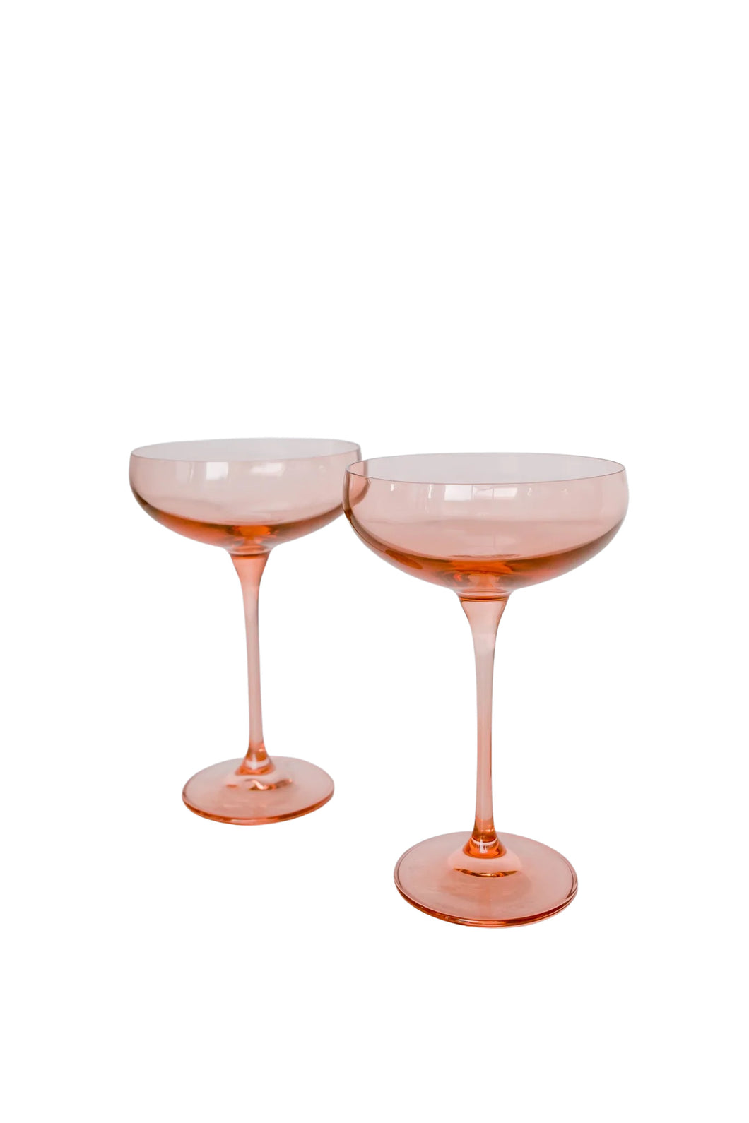 Blush Pink Champagne Coupe