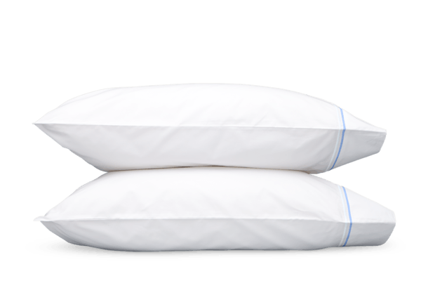 Essex Pair of Standard Pillow Cases, Azure