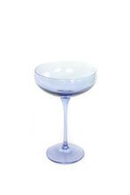 Cobalt Blue Champagne Coupe