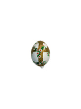 Load image into Gallery viewer, Floral Cross Painted Easter Egg
