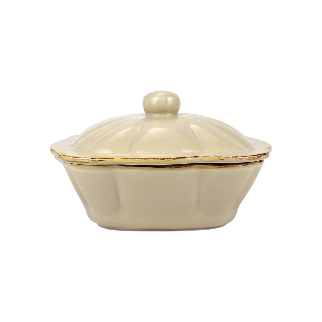 Italian Bakers Cappuccino Square Covered Casserole Dish