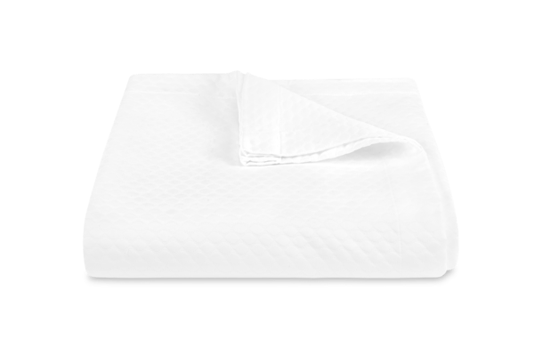 Pearl King Coverlet, White