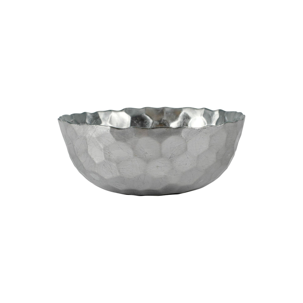 Rufolo Glass Platinum Honeycomb Small Bowl