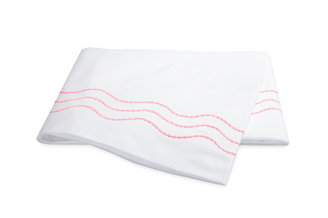 Serena Twin Flat Sheet, Azalea