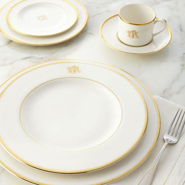 Monogram dinner plates hotsell