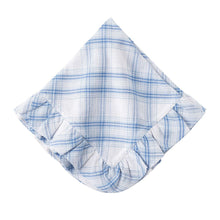 Load image into Gallery viewer, Chambray Tartan Ruffle Napkin
