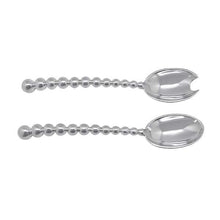 Load image into Gallery viewer, Pearled Salad Servers, Lg
